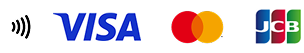 JCB／VISA／MasterCard タッチ決済対応